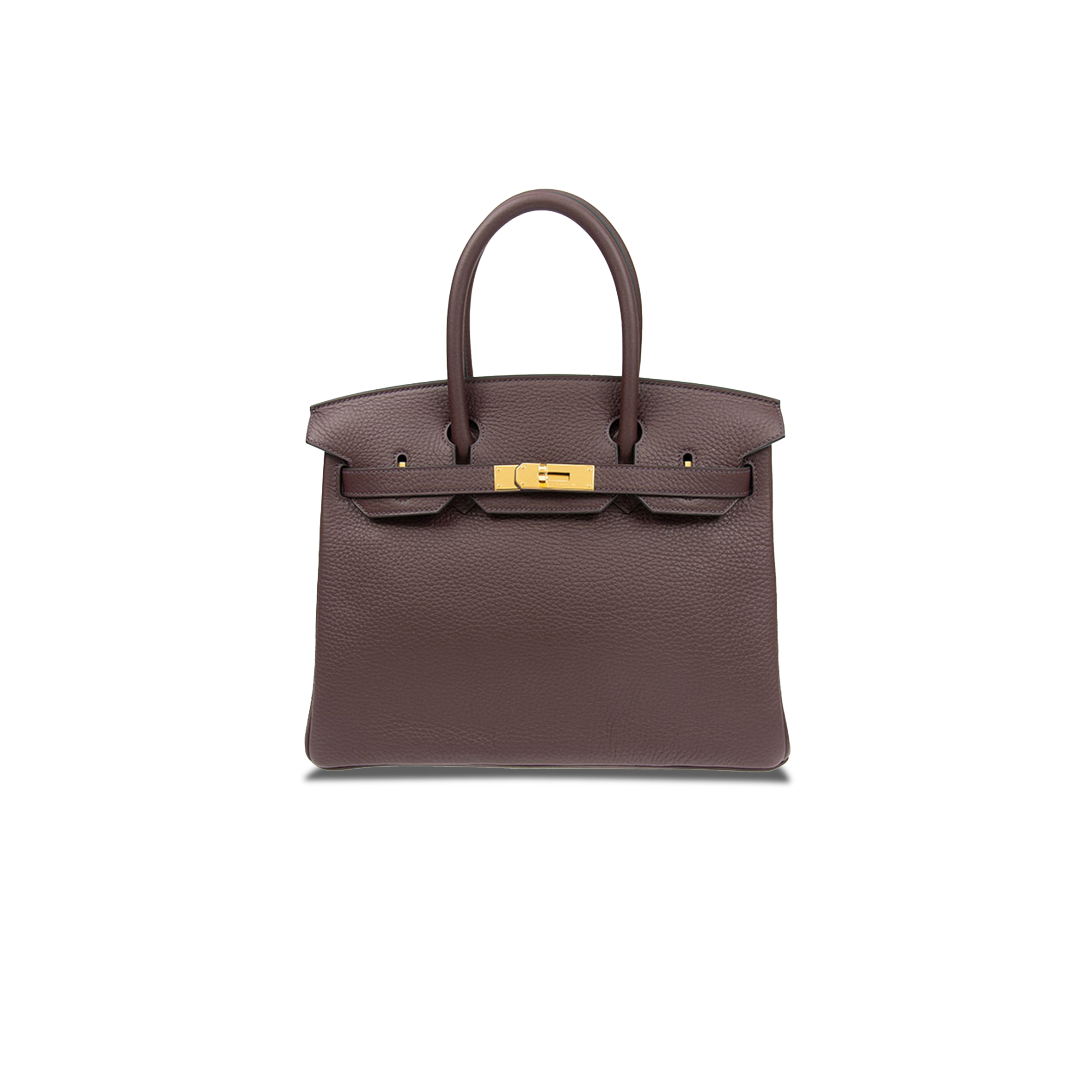 HERMES MASTER BIRKIN 25 TOGO LEATHER CERAMIC COLOR HIGH-END LUXURY GOLD BUCKLE HANDBAG BK300GTCGP5297 (25*20*13cm)